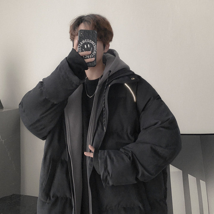 Stay Cozy and Stylish with Our Cotton Padded Hooded Jacket