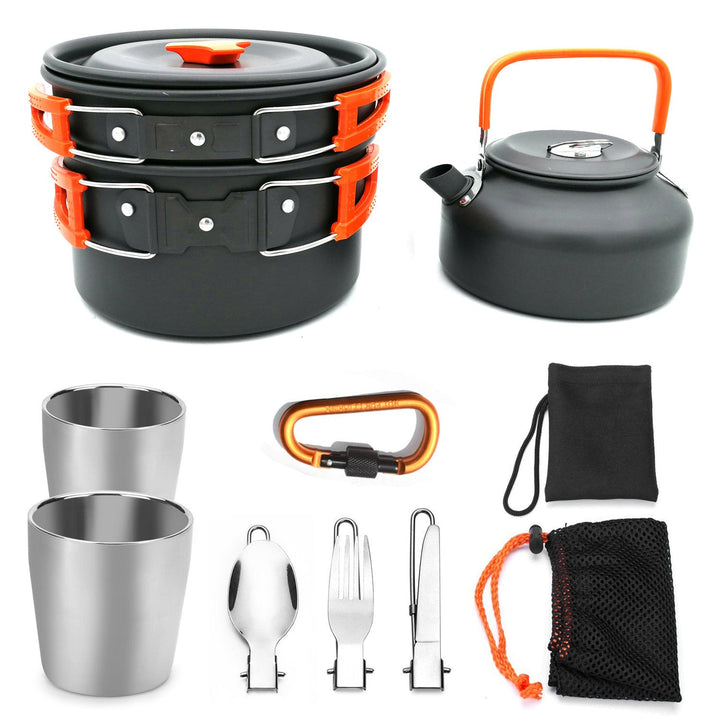 Elevate Your Outdoor Cooking Experience with Our Camping Cookware Set!
