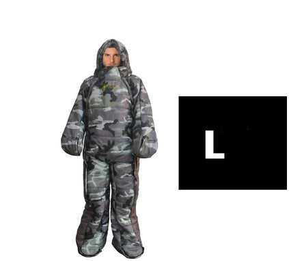 Human sleeping bag humanoid sleeping bag
