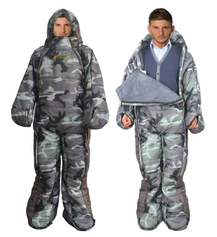 Human sleeping bag humanoid sleeping bag