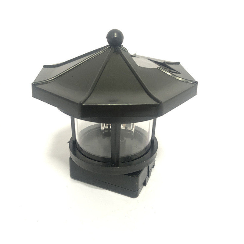 Solar Rotating Lighthouse Outdoor Light