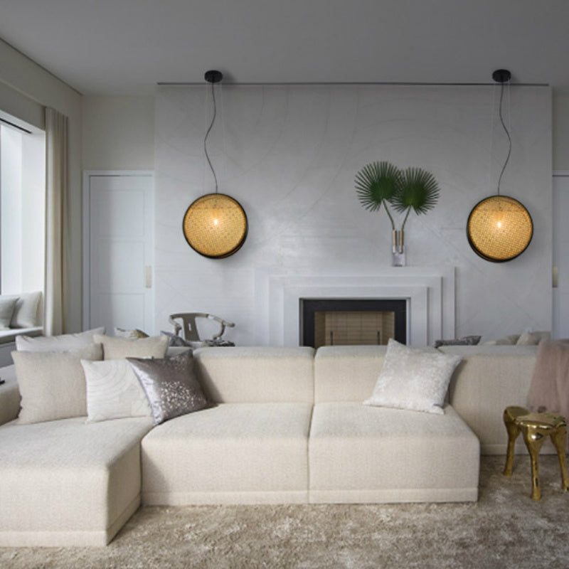 Creative Rattan Retro Lamps