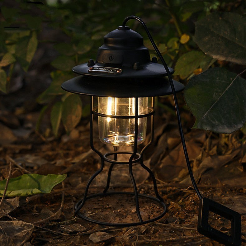Portable Retro Barn Lantern Outdoor Lighting
