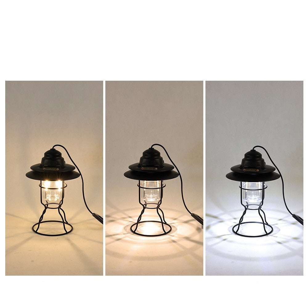 Portable Retro Barn Lantern Outdoor Lighting