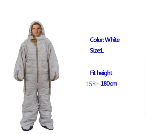 Human sleeping bag humanoid sleeping bag