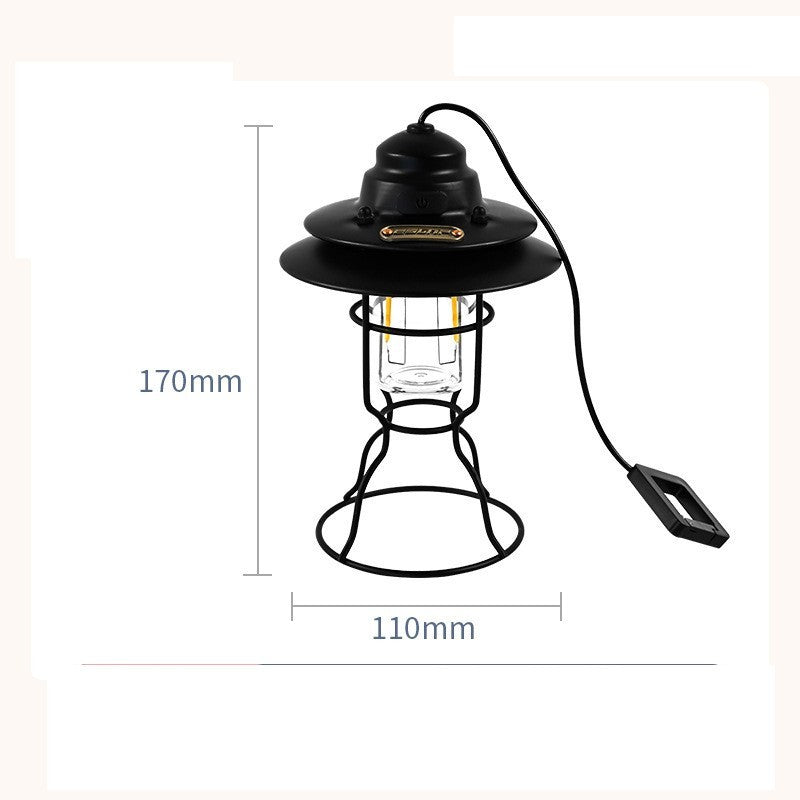 Portable Retro Barn Lantern Outdoor Lighting