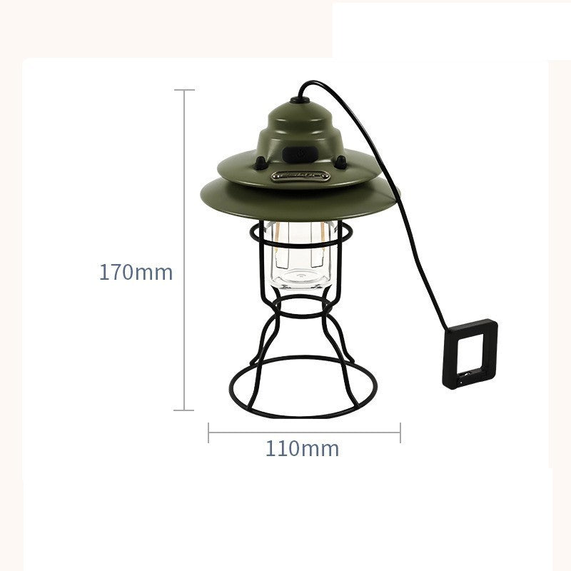 Portable Retro Barn Lantern Outdoor Lighting