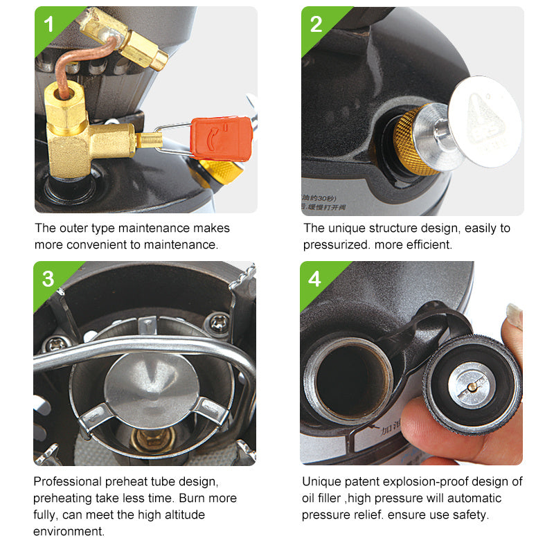 Field Oil Stove Camping Outdoor Stove Cookware