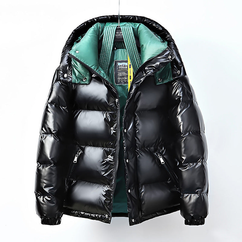Glossy Down Jacket For Young Couples