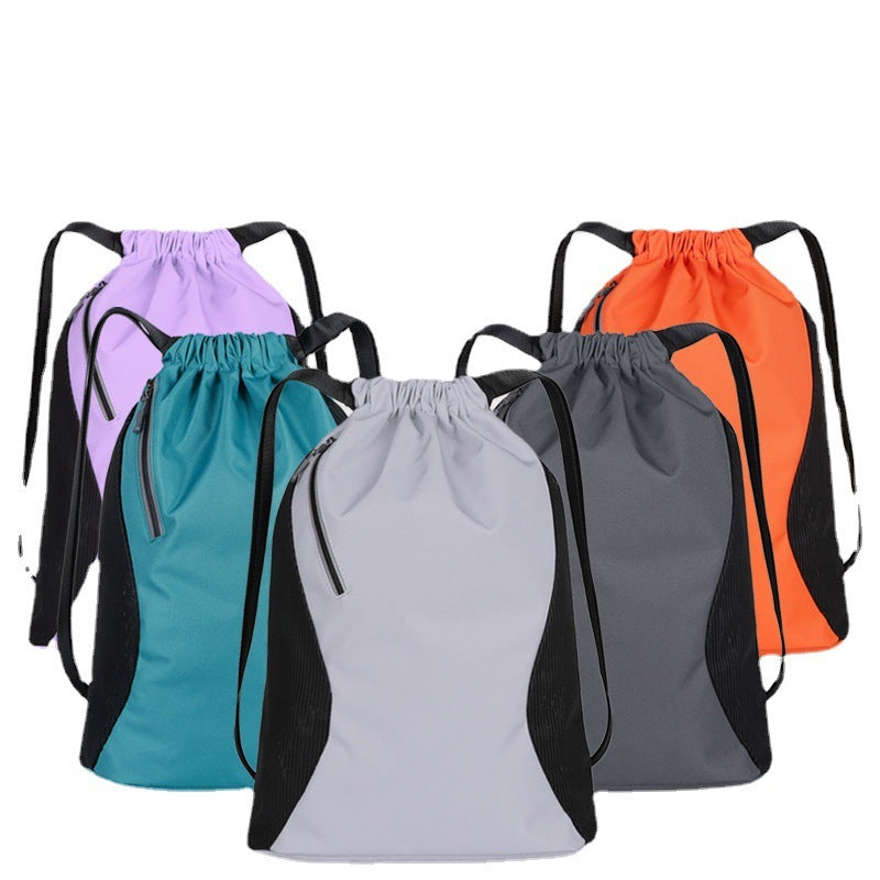 Simple And Lightweight Drawstring Backpack For Men