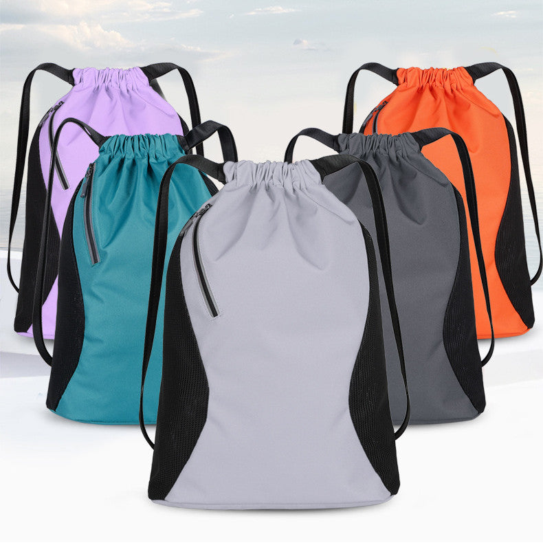 Simple And Lightweight Drawstring Backpack For Men