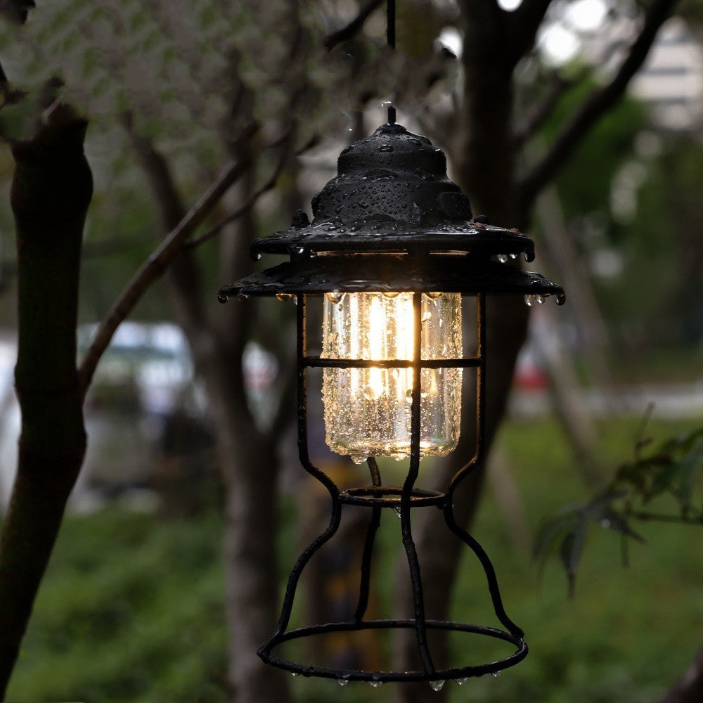 Portable Retro Barn Lantern Outdoor Lighting