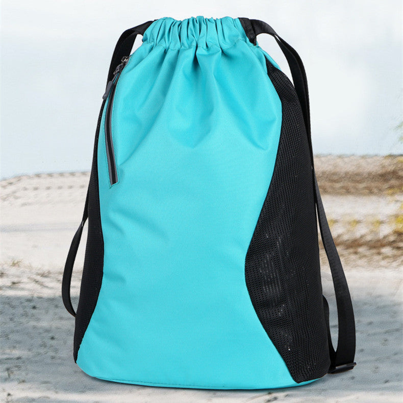 Simple And Lightweight Drawstring Backpack For Men